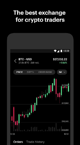 Coinbase交易界面