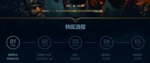 英雄联盟跨区转移全流程指南