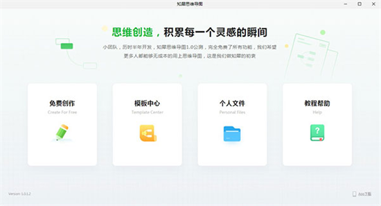 知犀思维导图操作界面示意图