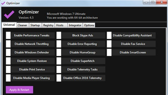 Optimizeru4e2du6587u7248(u7cfbu7edfu4f18u5316u6e05u7406u5de5u5177) 