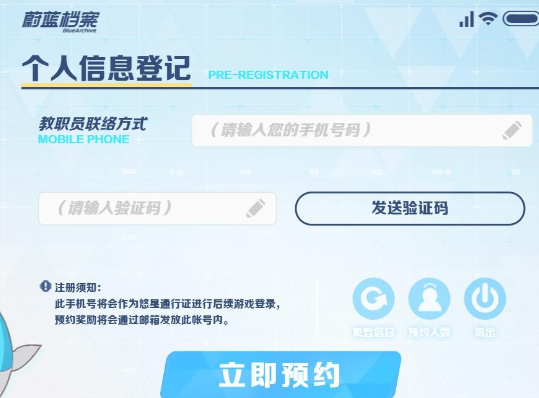 验证码输入界面