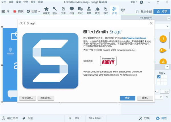 SnagIt编辑界面