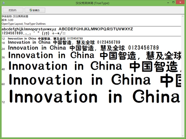 字体应用案例